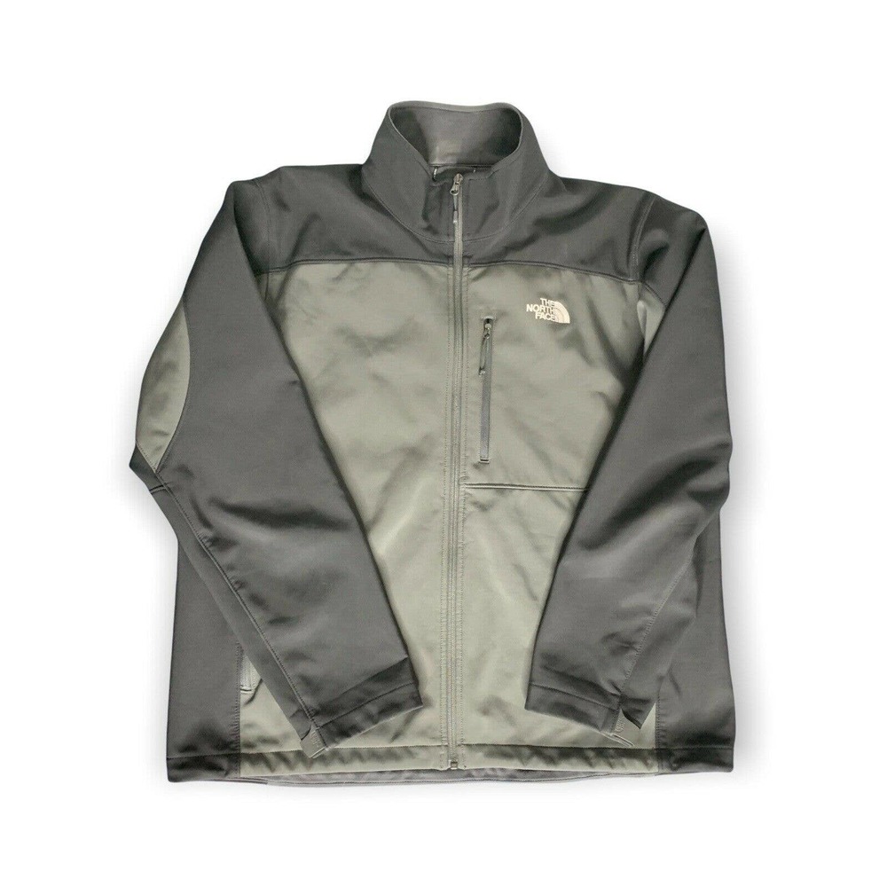 The North Face Apex Bionic Jacket AMVY X-Large Soft Shell Black Grey MSRP $169
